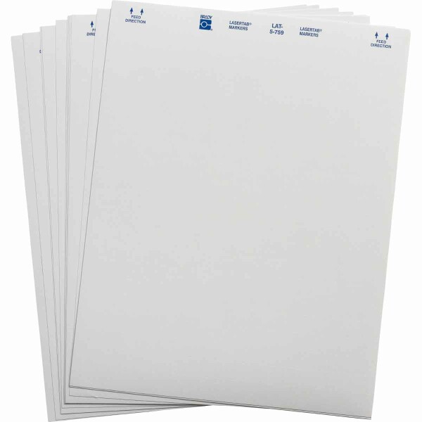 Brady LaserTab Paper Labels