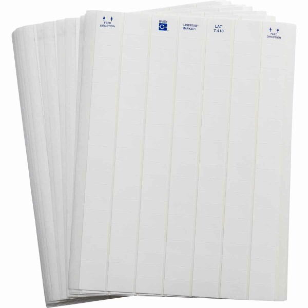 Brady LaserTab Series Tamper-Evident Polyolefin Labels