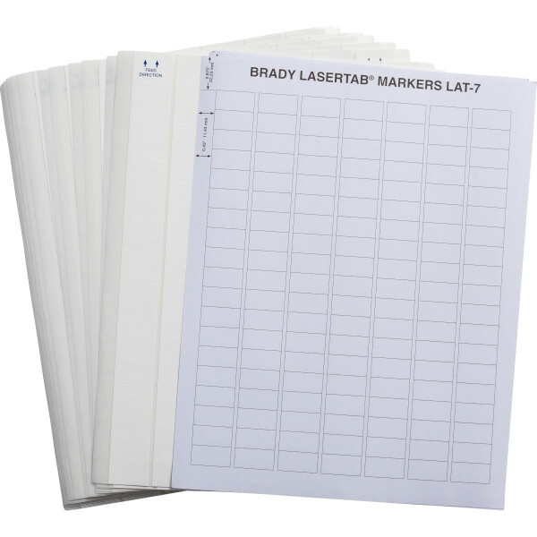 Brady LaserTab Series Tamper-Evident Polyolefin Labels - Image 2