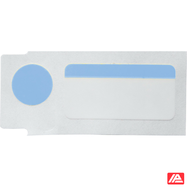 Brady Colour Polyester labels Black on Blue - Image 5