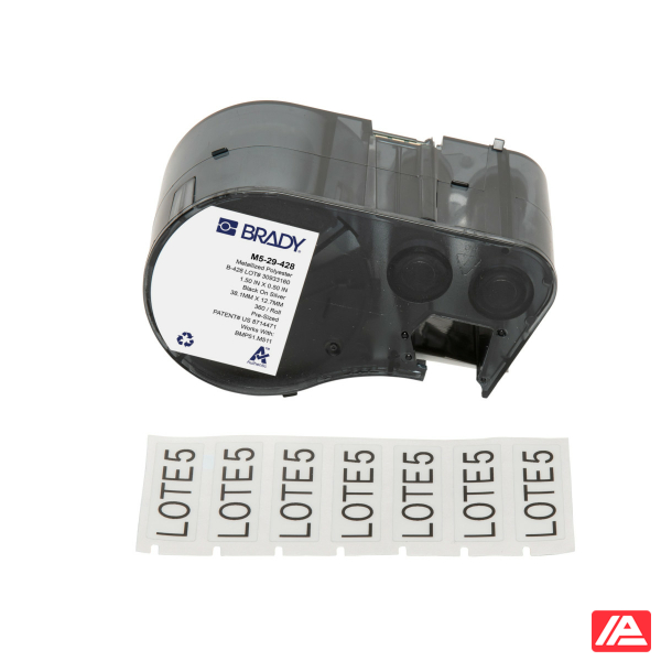 Brady Metallised Polyester Asset and Panel Component Labels