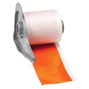 Brady BMP71 Indoor Outdoor Vinyl Labels Orange