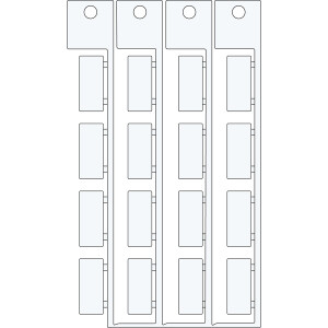 Brady PF 8X18.5 component tag