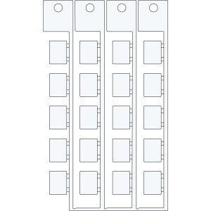 Brady LU 9X12 component tag