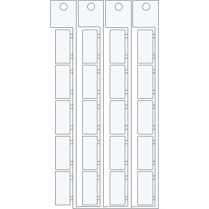 Brady LU 9X20 component tag