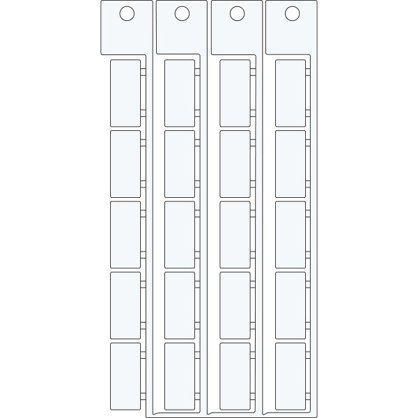 Brady LU 9X20 component tag