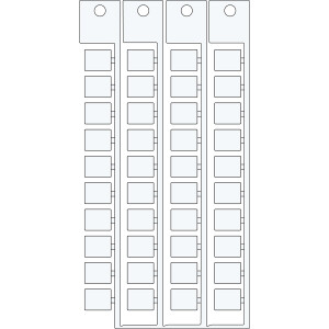 Brady SI ASI 10X8 component tag