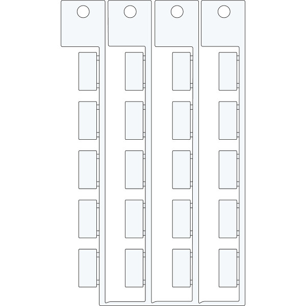 Brady TE LC1 8X17 component tag