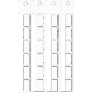 Brady ABB 9X17 component tag