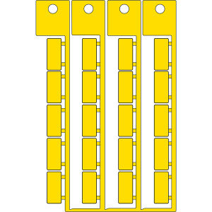 Brady 9X20 yellow component tag