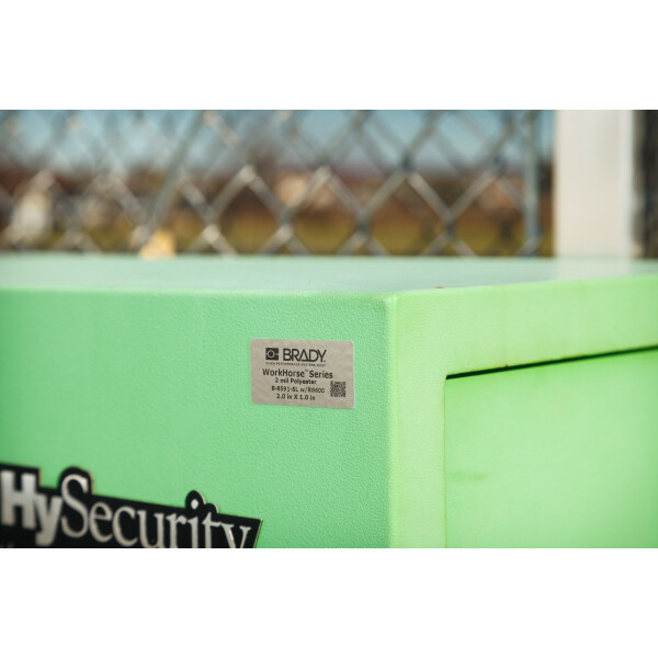 Brady B33 Series Metallic Non-Metal Polyester with Acrylic Adhesive Labels - Image 2