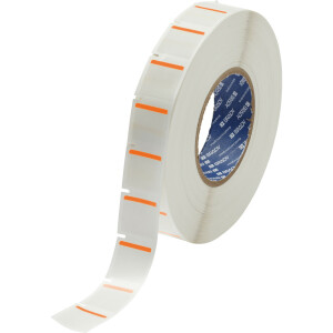 Brady Thermal Transfer Printable Labels Orange White