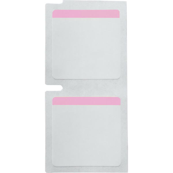 Brady Thermal Transfer Printable Labels Pink White - Image 4