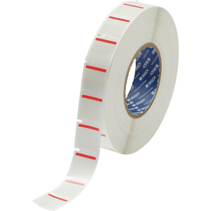 Brady Thermal Transfer Printable Labels Red White
