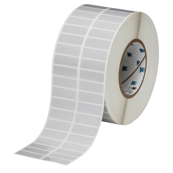 Brady 76 mm Core Satin Silver Polyester with Acrylic Adhesive Labels