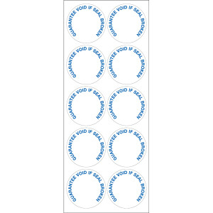 Brady Write-on Tamper-evident labels