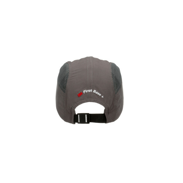 3M™ First Base™ + Bump Cap 2014300 Grey Reduced Peak 55 mm Custom - Image 2
