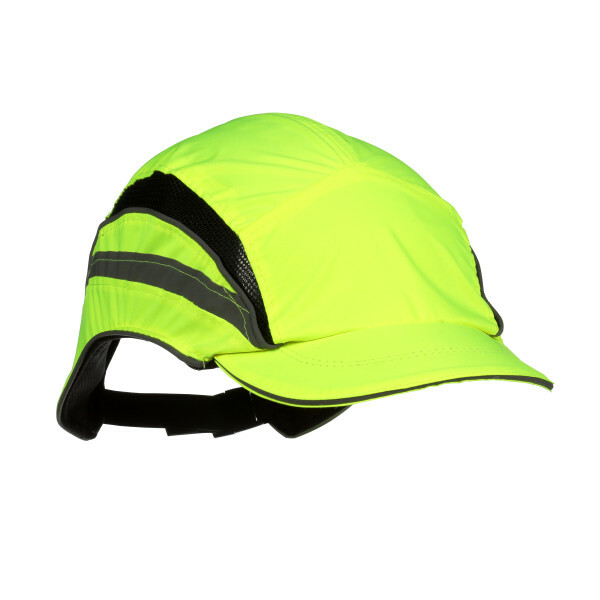 3M™ First Base™ 3 Bump Cap 2021866 Classic High Visibility Yellow Reduced Peak 55 mm Custom - Image 4