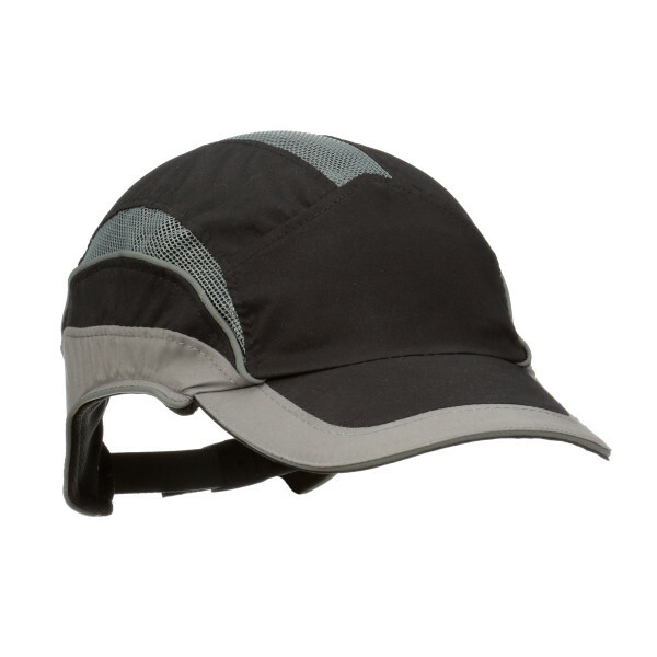 3M™ First Base™ 3 Bump Cap 2031217 Elite Black/Grey Standard Peak 70 mm Custom - Image 2