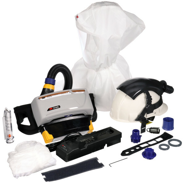 3M™ Versaflo™ Industrial Helmet with Hood Powered Air Respirator Kit TR-800-IHK