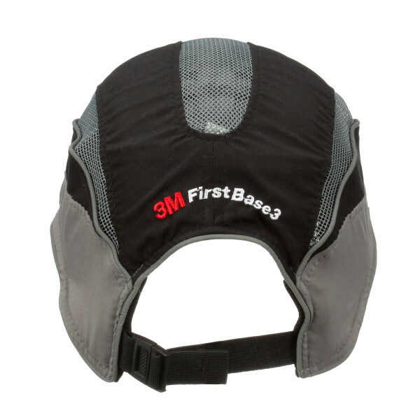 3M™ First Base™ 3 Bump Cap 2031217 Elite Black/Grey Standard Peak 70 mm Custom - Image 5