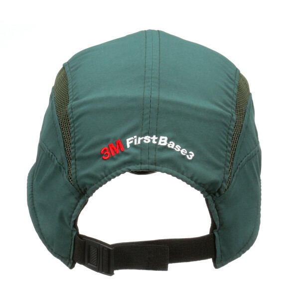3M™ First Base™ 3 Bump Cap 2030596 Classic Dark Green Reduced Peak 55 mm Custom - Image 2