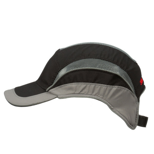 3M™ First Base™ 3 Bump Cap 2031217 Elite Black/Grey Standard Peak 70 mm Custom - Image 6