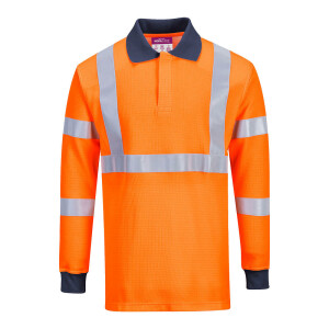 Portwest Μακρυμάνικη Polo Εργασίας FR76