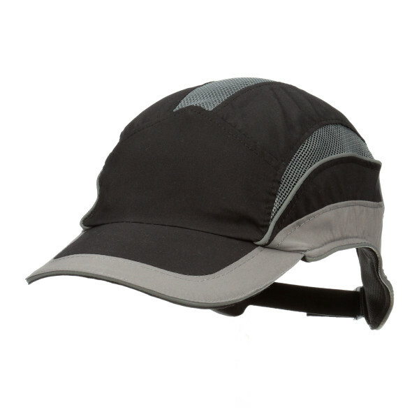 3M™ First Base™ 3 Bump Cap 2031217 Elite Black/Grey Standard Peak 70 mm Custom - Image 4