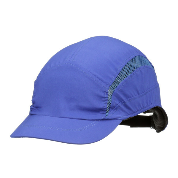 3M™ First Base™ 3 Bump Cap 2030601 Classic Royal Blue Reduced Peak 55 mm Custom - Image 2