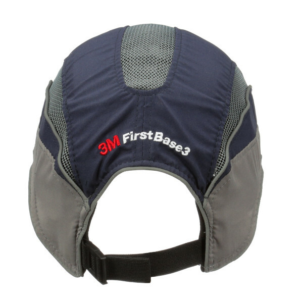 3M™ First Base™ 3 Bump Cap 2031214 Elite Navy/Grey Standard Peak 70 mm Custom - Image 6