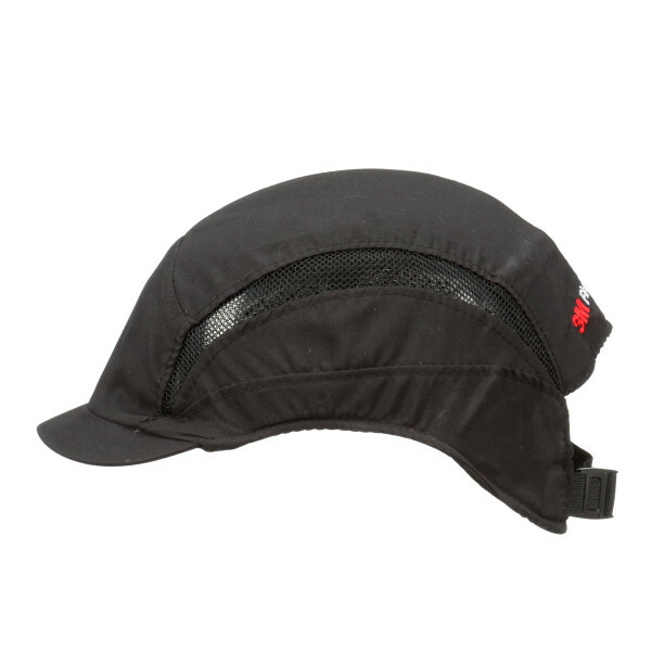 3M™ First Base™ 3 Bump Cap 2030609 Classic Black Micro Peak 25 mm Custom - Image 6