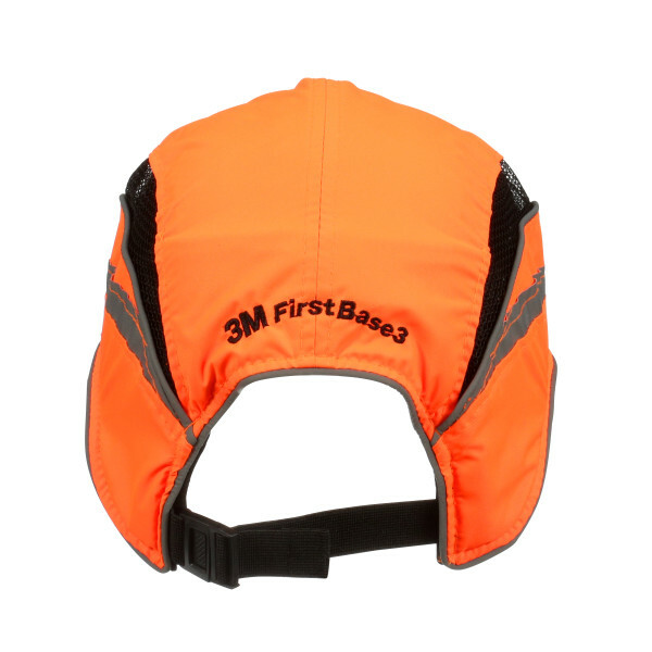 3M™ First Base™ 3 Bump Cap 2021875 Classic High Visibility Orange Standard Peak 70 mm Custom - Image 5