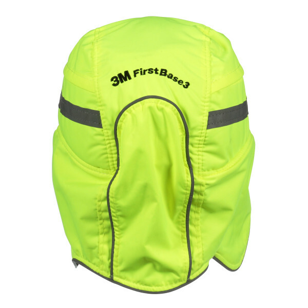 3M™ First Base™ 3 Bump Cap 2021209 Winter High Visibility Yellow Reduced Peak 55 mm Custom - Image 2