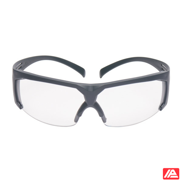 3M™ SecureFit™ Safety Glasses Grey frame Scotchgard™ Anti-Fog Clear Lens SF601SGAF-EU - Image 2