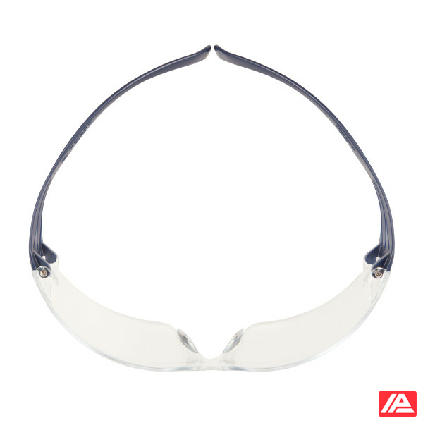 3M™ SecureFit™ 200 Safety Glasses Blue Frame Scotchgard™ Anti-Fog/Anti-Scratch Coating (K&N) Clear Lens SF201SGAF-BLU-EU - Image 3