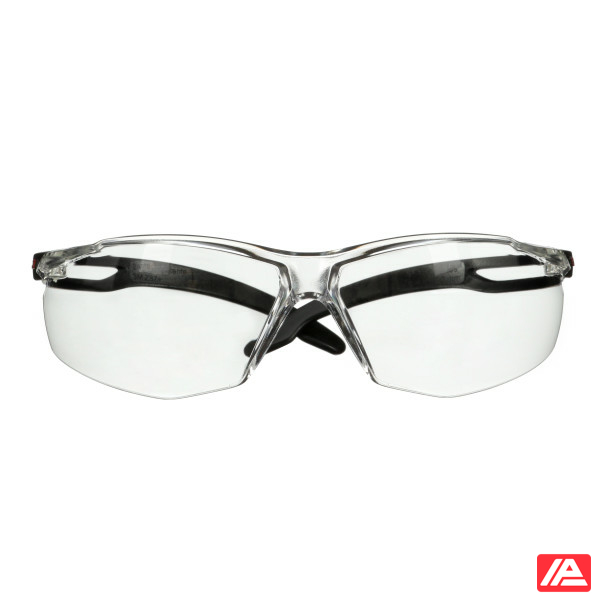 3M™ SecureFit™ 500 Safety Glasses Black frame Anti-Scratch+ (K) Clear lens SF501ASP-BLK-EU - Image 3