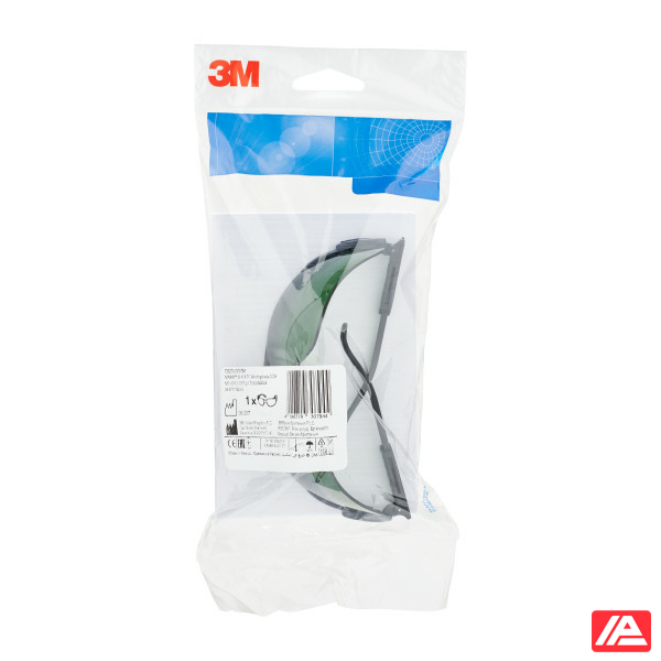 3M™ SecureFit™ 400 Safety Glasses Black/Brown Frame Scotchgard™ Anti-Fog/Anti-Scratch Coating (K&N) Brown Lens SF405SGAF-BLA-EU - Image 4