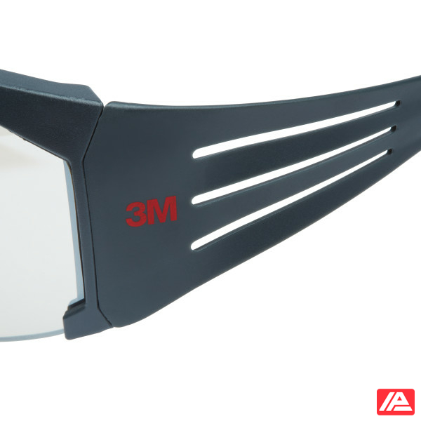 3M™ SecureFit™ 600 Safety Glasses Grey frame Anti-Scratch Indoor/Outdoor Mirror Lens SF610AS-EU - Image 3