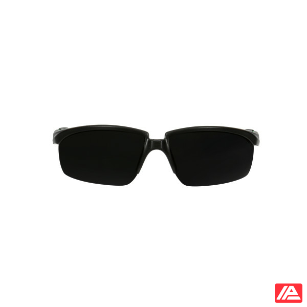 3M™ Solus™ 2000 Safety Glasses Black/Green frame Anti-Scratch + (K) IR 5.0 Grey Lens S2050ASP-BLK - Image 2