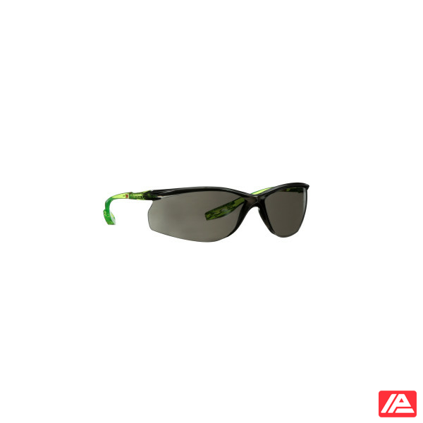 3M™ Solus™ CCS Safety Glasses Lime Green Temples Scotchgard™ Anti-Fog Anti-Scratch Coating (K&N) Grey Lens SCCS02SGAF-GRN-EU - Image 3
