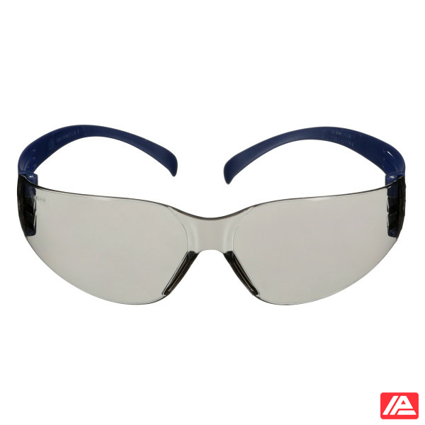 3M™ SecureFit™ 100 Safety Glasses Blue frame Anti-Scratch / Anti-Fog Indoor / Outdoor Light Grey lens SF107AF-BLU-EU - Image 2