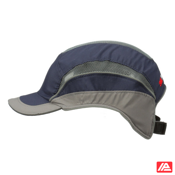 3M™ First Base™ 3 Bump Cap 2031216 Elite Navy/Grey Reduced Peak 55 mm Custom - Image 3