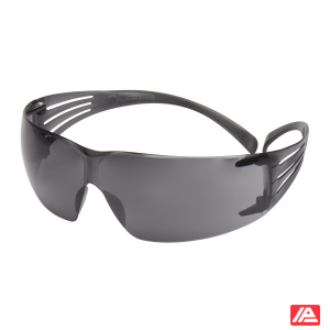 3M™ SecureFit™ 200 Safety Glasses Anti-Scratch / Anti-Fog Plus Grey Lens SF202AFP