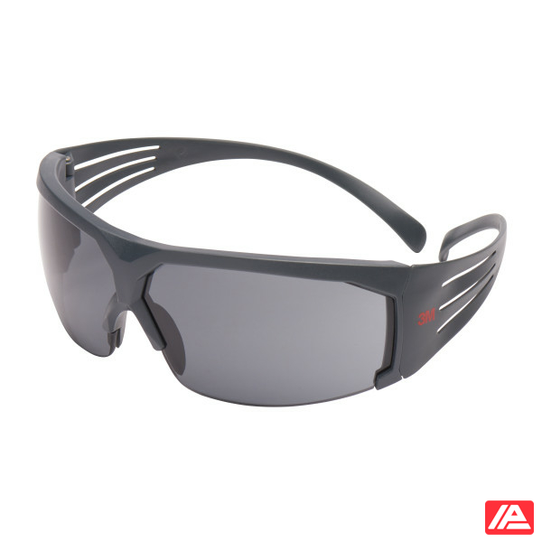 3M™ SecureFit™ 600 Safety Glasses Grey frame Scotchgard™ Anti-Fog / Anti-Scratch Coating (K&N) Grey Lens SF602SGAF-EU
