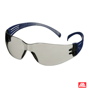 3M™ SecureFit™ 100 Safety Glasses Blue frame Anti-Scratch / Anti-Fog Indoor / Outdoor Light Grey lens SF107AF-BLU-EU