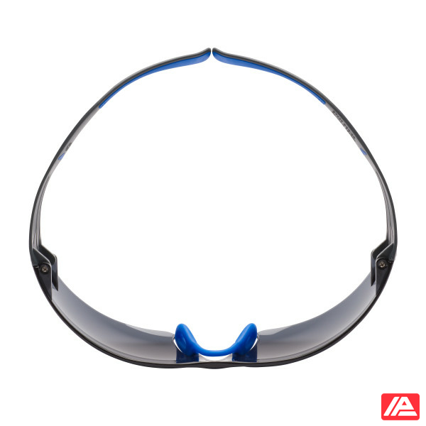 3M™ SecureFit™ 400 Safety Glasses Blue/Grey Frame Scotchgard™ Anti-Fog/Anti-Scratch Coating (K&N) Grey Lens SF402SGAF-BLU-EU - Image 4