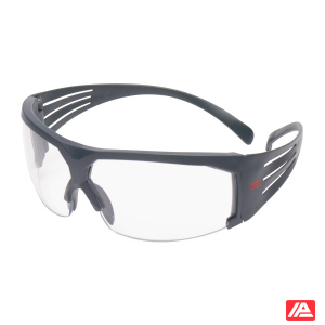 3M™ SecureFit™ Safety Glasses Grey frame Scotchgard™ Anti-Fog Clear Lens SF601SGAF-EU