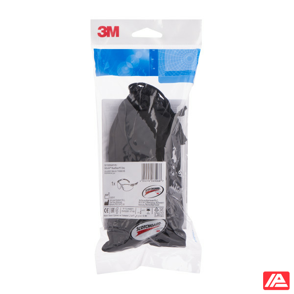 3M™ Solus™ 1000 Safety Glasses Blue/Black frame Scotchgard™ Anti-Fog/Anti-Scratch Coating (K&N) Grey Lens S1102SGAF-EU - Image 3