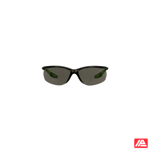3M™ Solus™ CCS Safety Glasses Lime Green Temples Scotchgard™ Anti-Fog Anti-Scratch Coating (K&N) Grey Lens SCCS02SGAF-GRN-EU - Image 2